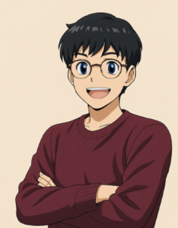 Imagem em forma de desenho anime de Miguel Alchaar